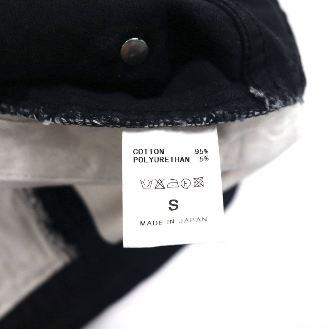 whowhat PUZZLE DENIM Jeans Pants S Black Made in Japan