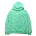 WE11DONE Pullover Hoodie S Mint Green Logo Print Iridescent Logo Hoodie