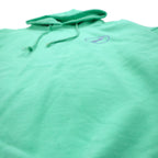 WE11DONE Pullover Hoodie S Mint Green Logo Print Iridescent Logo Hoodie