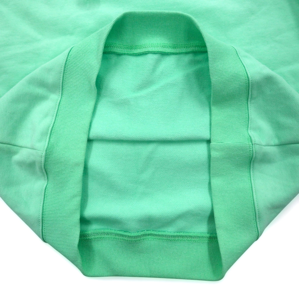 WE11DONE Pullover Hoodie S Mint Green Logo Print Iridescent Logo Hoodie