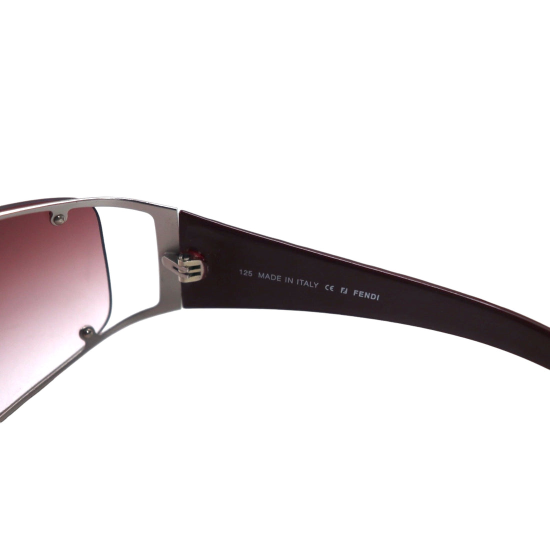FENDI Sunglasses Red Metal FF Logo FS372AF 028 65◻︎16 125 Made in Italy
