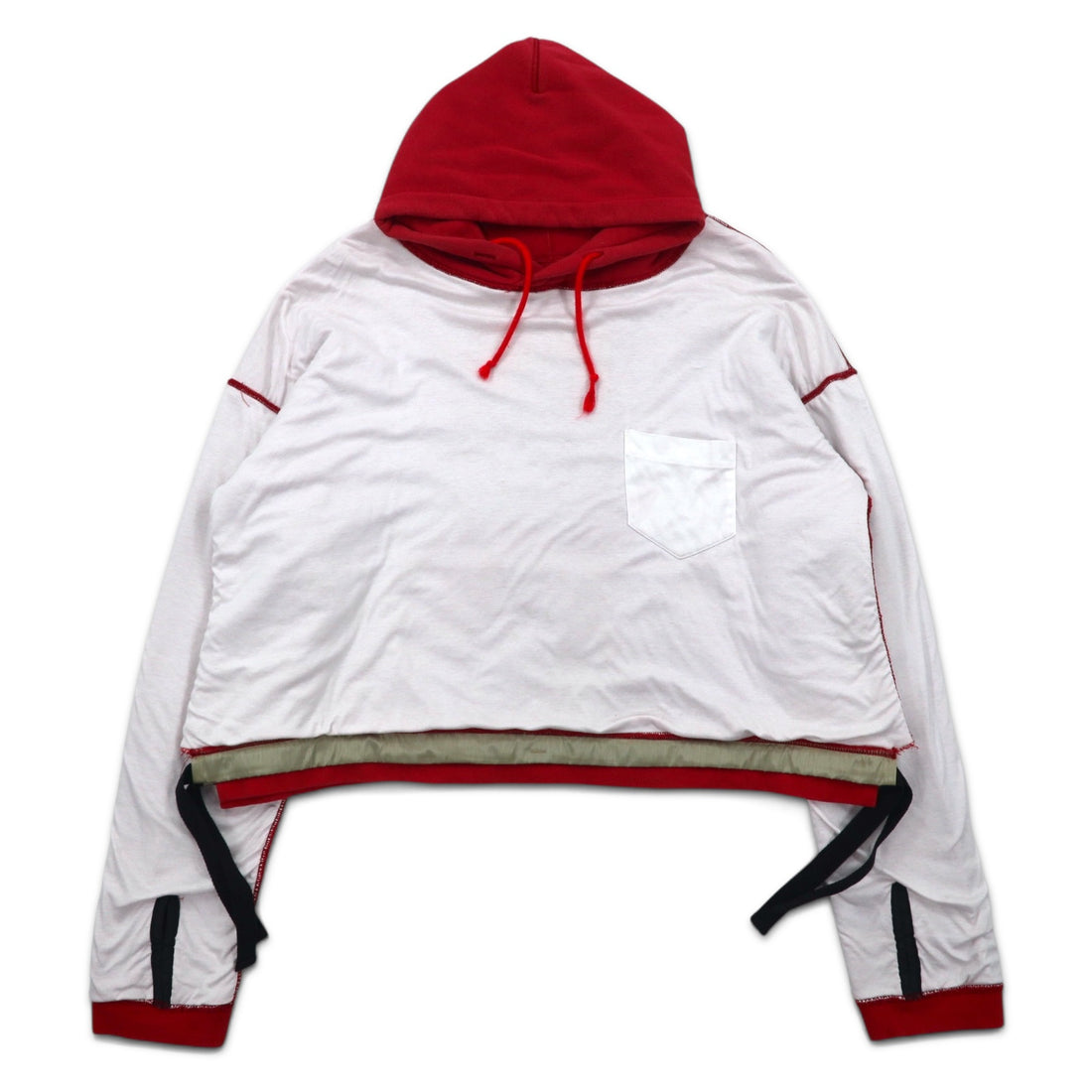 Leh BORO REVERSIBLE PARKER M Red White Cotton