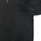 Polo Ralph Lauren V-neck sweatshirt, XL, black cotton with small pony embroidery