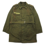 Vintage Czech Army Czech Army 90s M-85 Field Jacket XL Khaki Military Belted Zekon Michalovce