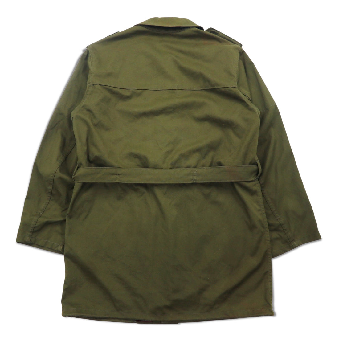 Vintage Czech Army Czech Army 90s M-85 Field Jacket XL Khaki Military Belted Zekon Michalovce