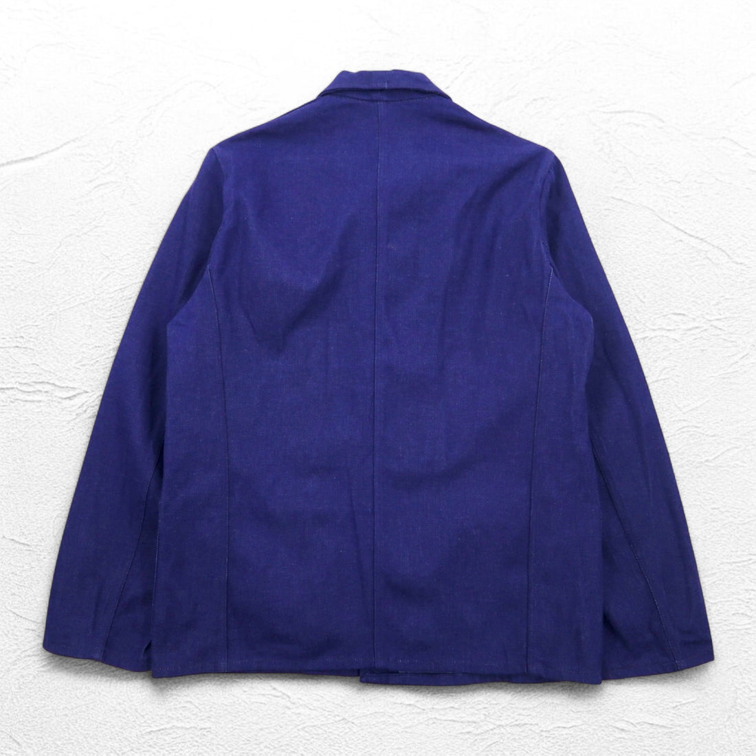 Vintage 70s Euro Work Jacket SANFOR 70s German made denim coverall work jacket L size deadstock unused