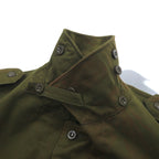 Vintage Czech Army Czech Army 90s M-85 Field Jacket XL Khaki Military Belted Zekon Michalovce