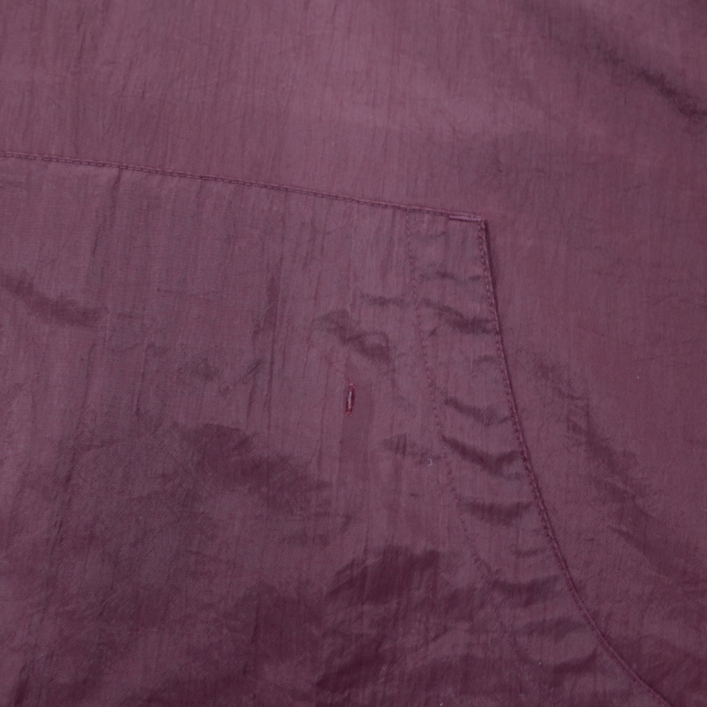 Champion 90s Anorak Parka XXL Bordeaux Nylon Half Zip Drawstring Big Size