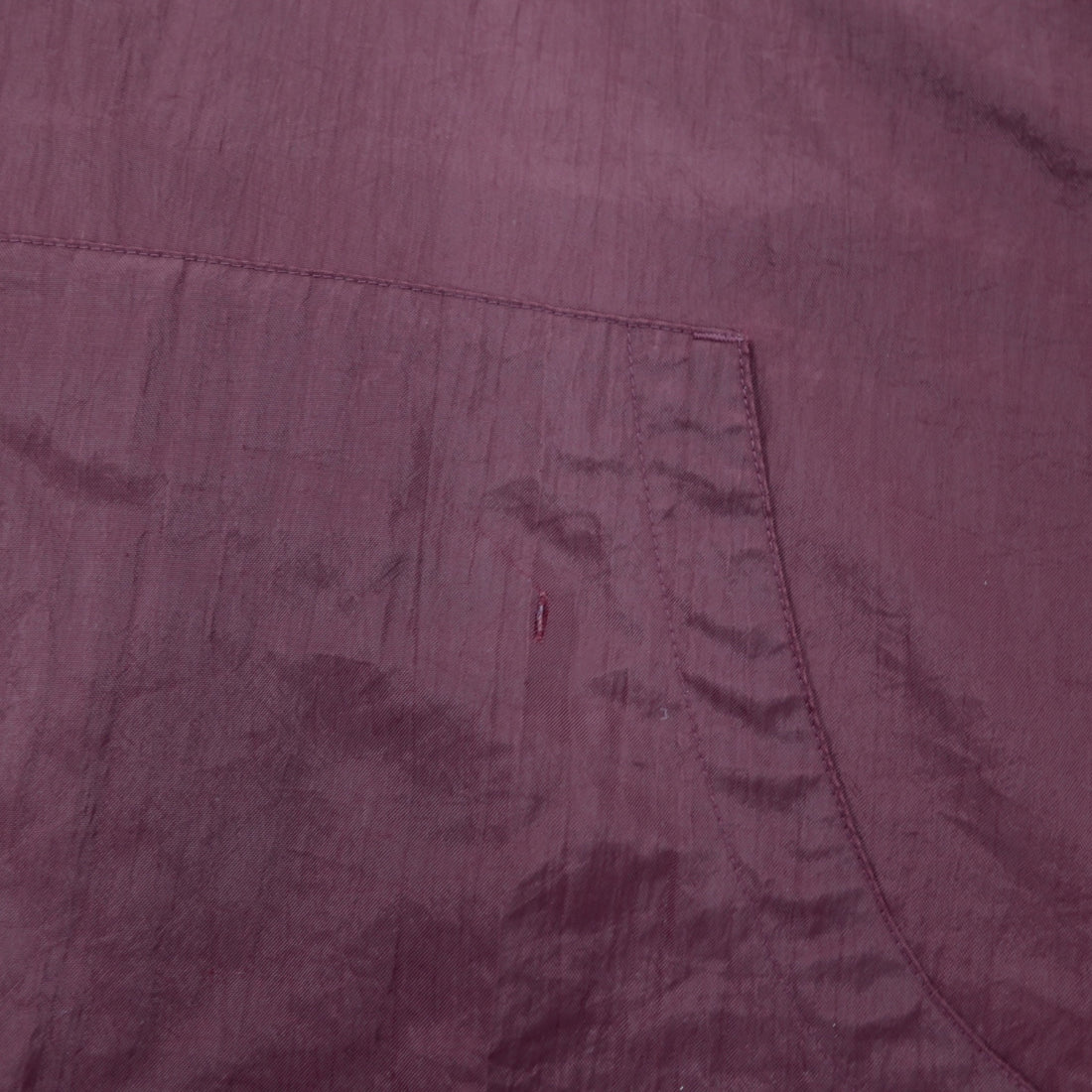 Champion 90s Anorak Parka XXL Bordeaux Nylon Half Zip Drawstring Big Size