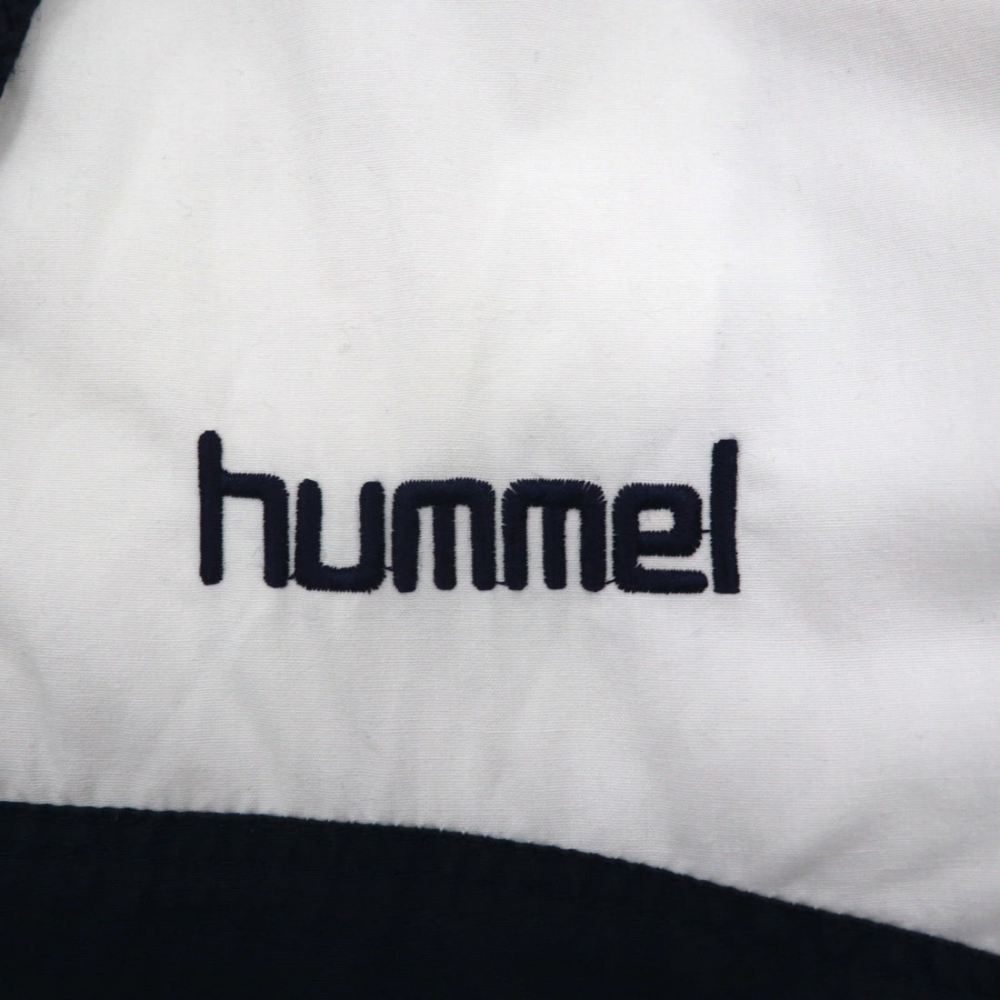 hummel 90年代 ナイロンジャケット トラック ジャージ XL ホワイト ビッグサイズ