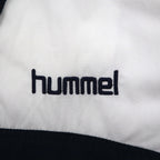 hummel 90年代 ナイロンジャケット トラック ジャージ XL ホワイト ビッグサイズ