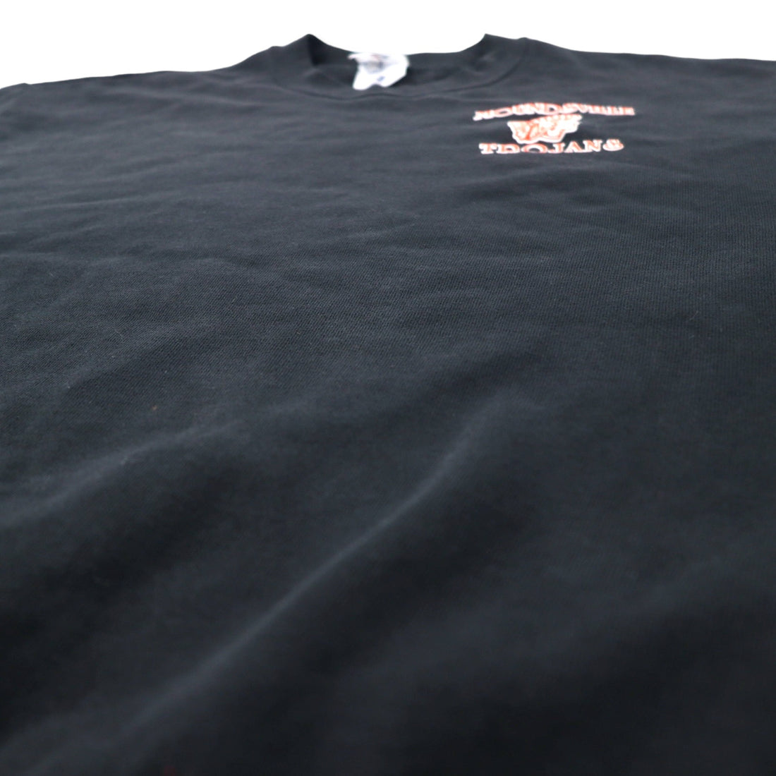 JERZEES Made in USA 90s Printed Sweatshirt L Black Cotton MOUNDSVILLE TROJANS