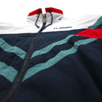 hummel 90年代 ナイロンジャケット トラック ジャージ XL ホワイト ビッグサイズ