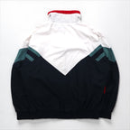 hummel 90年代 ナイロンジャケット トラック ジャージ XL ホワイト ビッグサイズ
