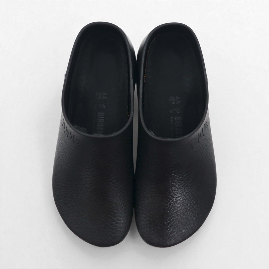 Birkenstock Super Birki Clog Sandals 28.5cm Black PU Leather Made in Germany