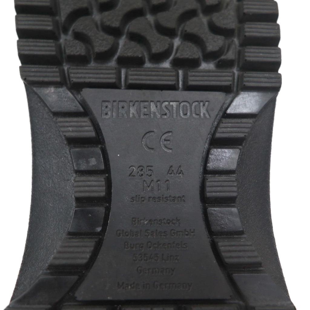 Birkenstock Super Birki Clog Sandals 28.5cm Black PU Leather Made in Germany