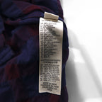 DIESEL Cut-off Grunge Check Shirt M Navy Purple Distressed