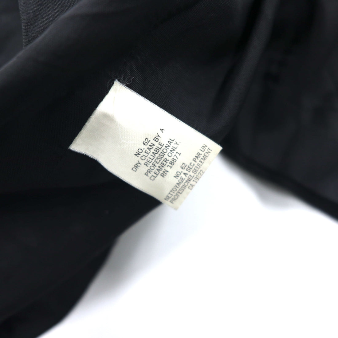 Vintage 90s made in USA Double-Breasted Blazer JH Collectibles Double-breasted no-collar tailored jacket XL Black Rayon