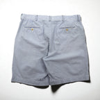 Polo by Ralph Lauren 90s Seersucker Shorts, Size L, Blue and White Stripes, Made in Sri Lanka