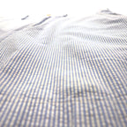Polo by Ralph Lauren 90s Seersucker Shorts, Size L, Blue and White Stripes, Made in Sri Lanka