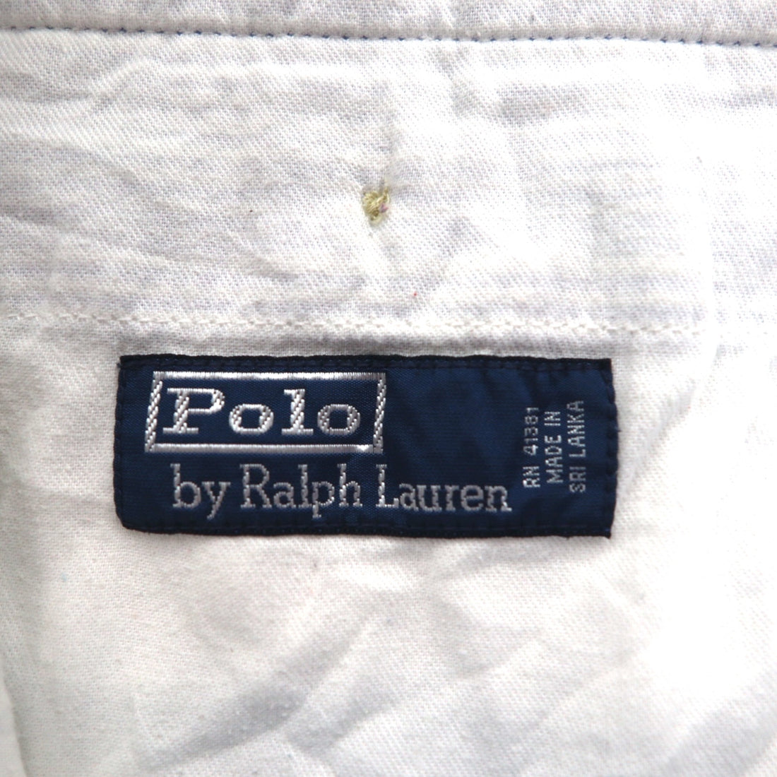 Polo by Ralph Lauren 90s Seersucker Shorts, Size L, Blue and White Stripes, Made in Sri Lanka