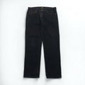 Lee Regular Fit Straight Jeans, Black Denim Pants, Size L, Zipper Fly, USA Model, 2008908, Made in Mexico