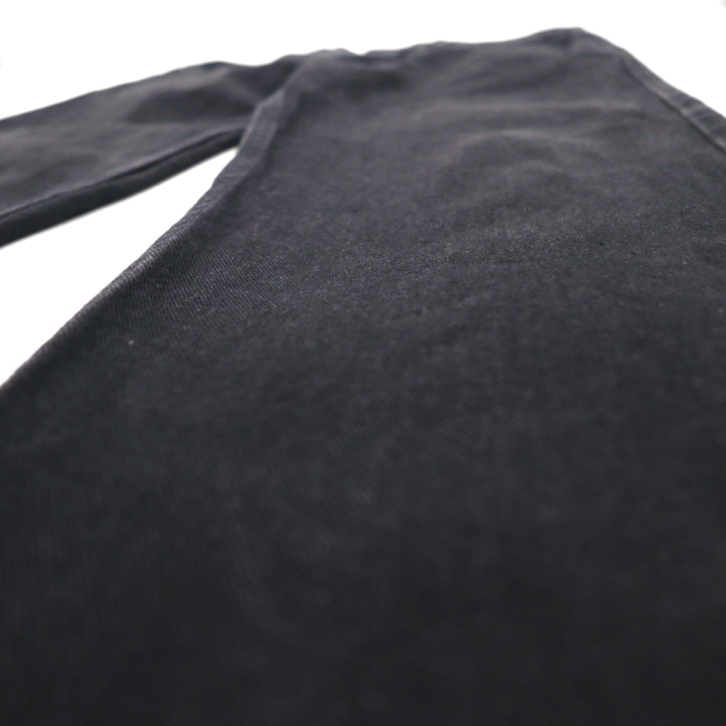 Lee Regular Fit Straight Jeans, Black Denim Pants, Size L, Zipper Fly, USA Model, 2008908, Made in Mexico