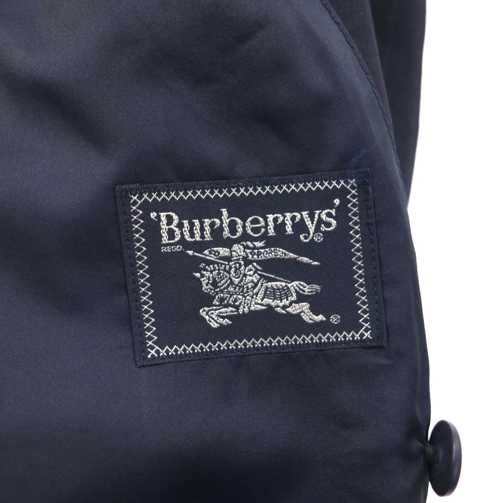 BURBERRY Made in Japan Peak Lapel Double-Breasted Blazer Suit, Size M, Wool and Mohair Stripe
