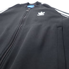 adidas originals Superstar Track Jacket Jersey ATP Type M Black Polyester Trefoil Logo 3 Stripes