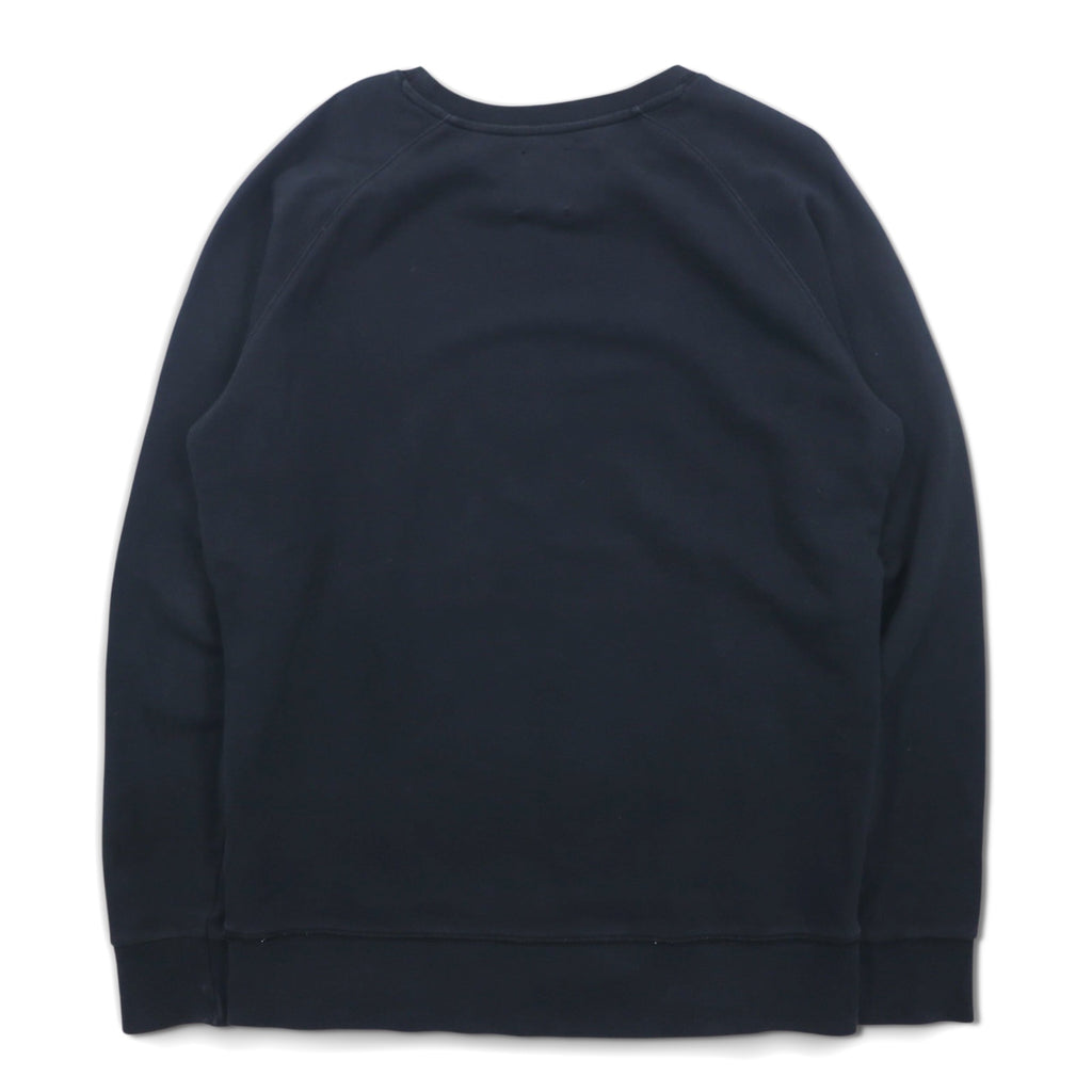 HILFIGER DENIM (TOMMY HILFIGER) NY Print Sweatshirt L Black people's place original Made in Turkey