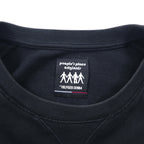 HILFIGER DENIM (TOMMY HILFIGER) NY Print Sweatshirt L Black people's place original Made in Turkey
