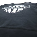 HILFIGER DENIM (TOMMY HILFIGER) NY Print Sweatshirt L Black people's place original Made in Turkey