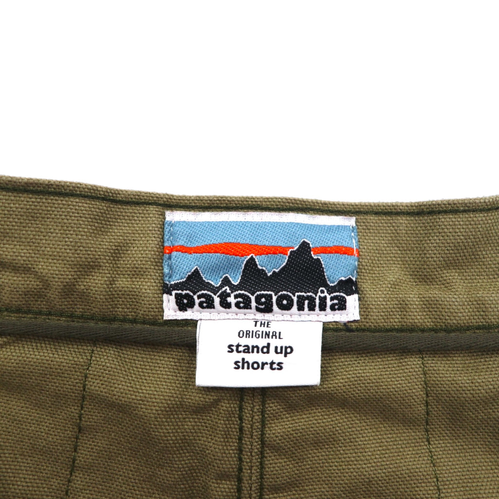 Patagonia Stand Up Shorts, Size M, Khaki, Organic Cotton Canvas, 58161
