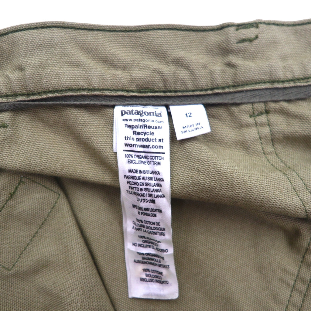 Patagonia Stand Up Shorts, Size M, Khaki, Organic Cotton Canvas, 58161