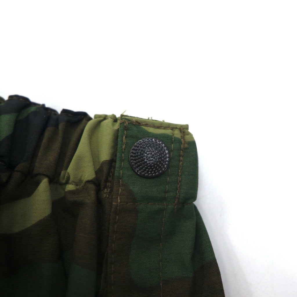 Vintage 90s Italian Army Tech Pants E.I. 90年代 イタリア軍 ミリタリー ナイロンパンツ レインパンツ M カーキ ウッドランド カモフラ 防水