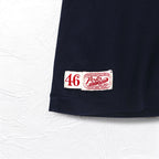 POLO RALPH LAUREN リンガーネック ベースボール プリント Tシャツ XL ネイビー Novelty Polo Swoosh Tee