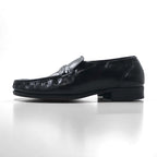 FLORSHEIM Slip-on Loafers, Size 28cm, Black Leather, 17089