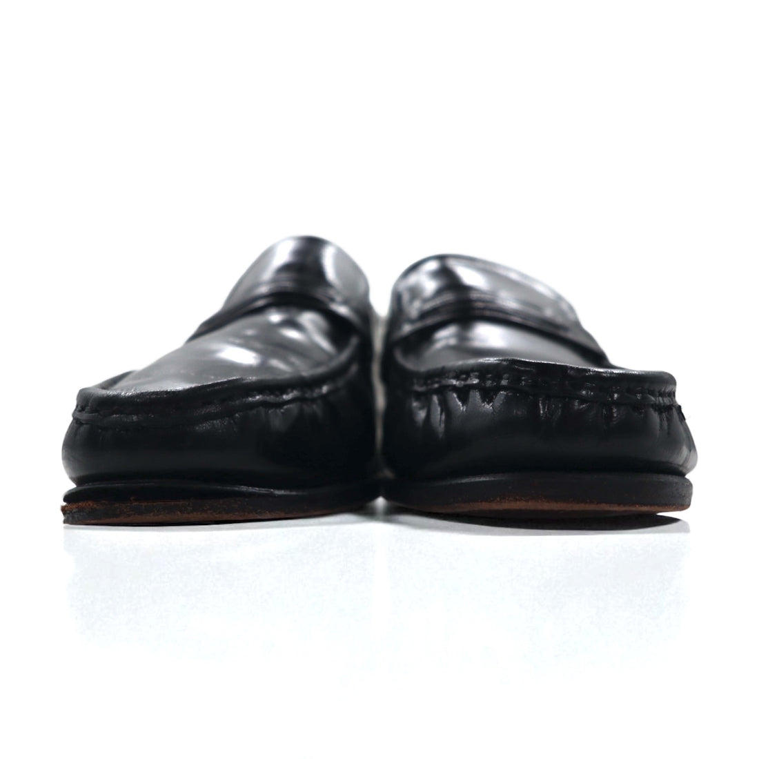 FLORSHEIM Slip-on Loafers, Size 28cm, Black Leather, 17089