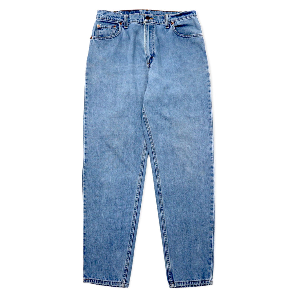 日本然リトテ-古着オンライン-Levi's カナダ製 90年代 550 リラックスフィット テーパード デニムパンツ 32 ブルー コットン ジッパーフライ ボタン裏217 59550-4891-Levi's Canada Made 90's 550 Relaxed Fit Tapered Denim Pants 32 Blue Cotton Zipper Fly Button Back 217 59550-4891