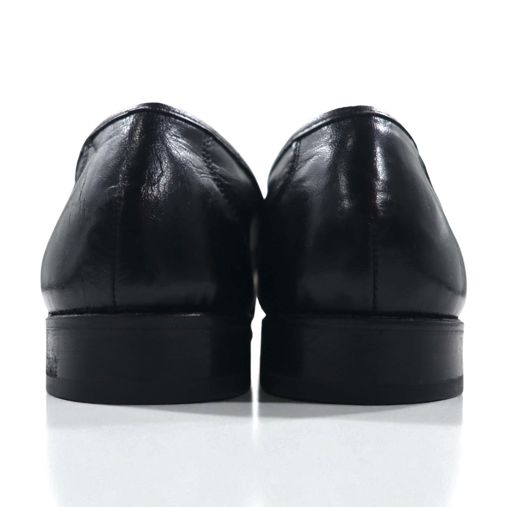 FLORSHEIM Slip-on Loafers, Size 28cm, Black Leather, 17089