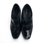 FLORSHEIM Slip-on Loafers, Size 28cm, Black Leather, 17089