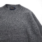 PENDLETON Shetland Wool Crew Neck Knit Sweater, Size L, Gray, SHETLAND WASHABLE WOOL AF632-61322