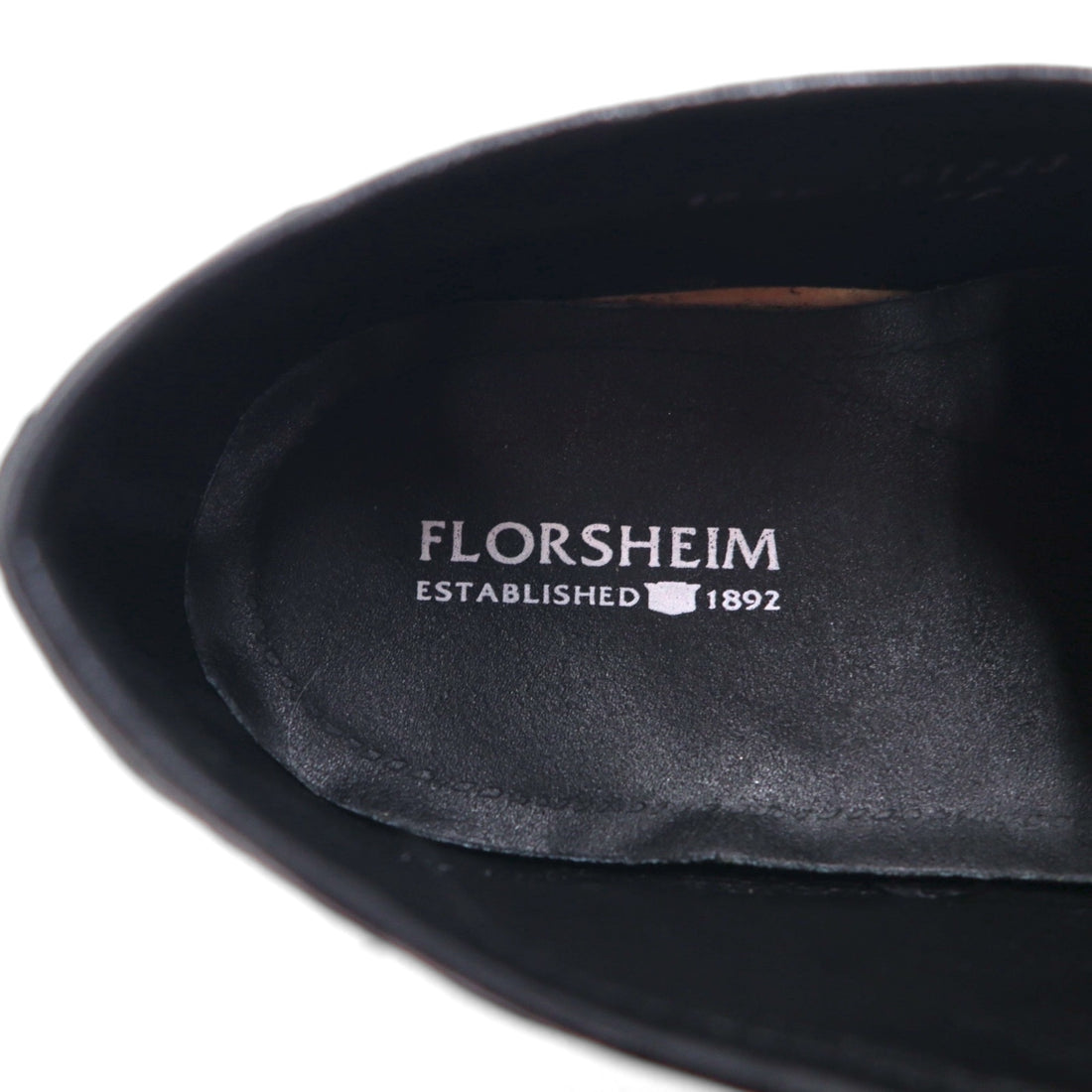 FLORSHEIM Slip-on Loafers, Size 28cm, Black Leather, 17089