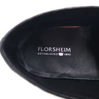 FLORSHEIM Slip-on Loafers, Size 28cm, Black Leather, 17089