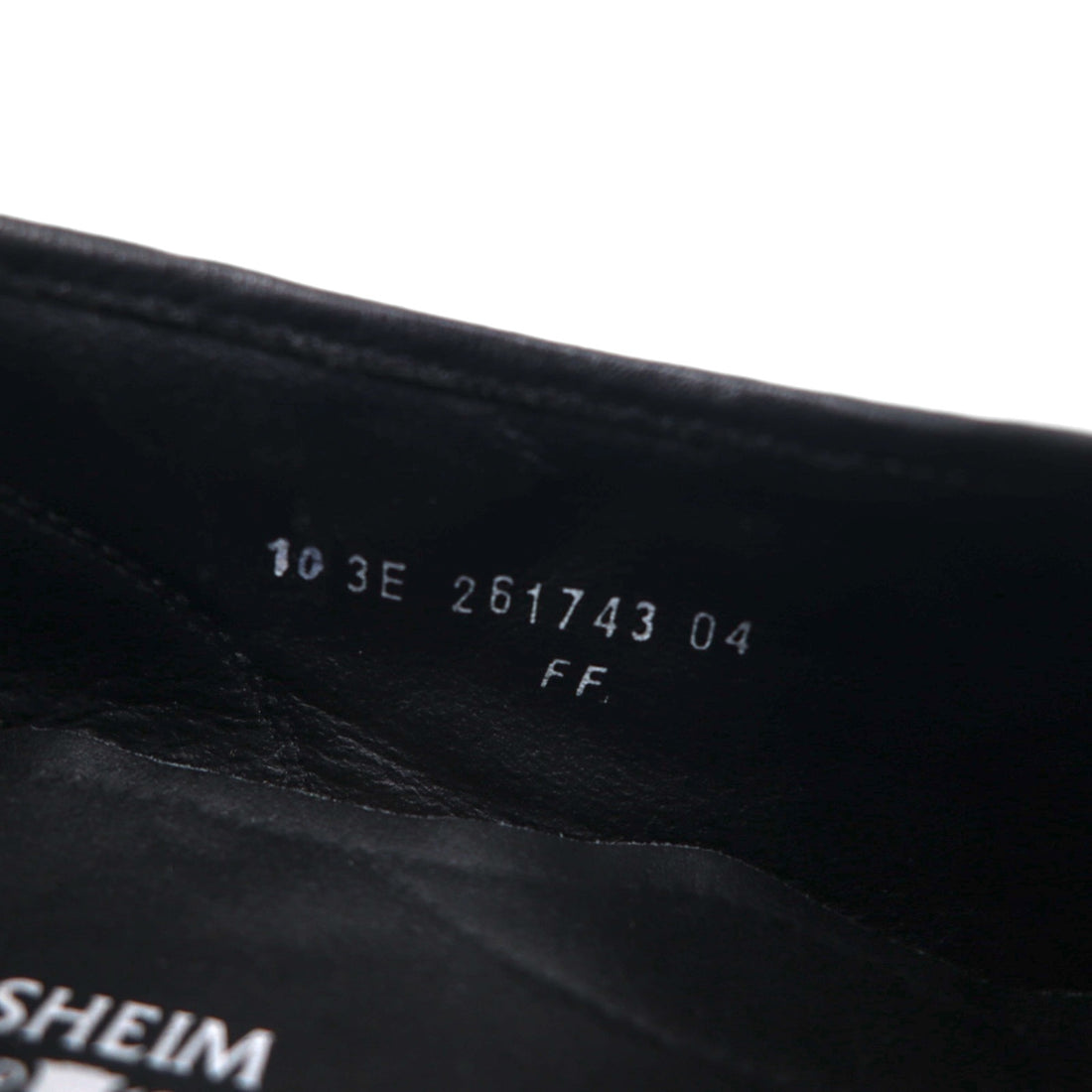 FLORSHEIM Slip-on Loafers, Size 28cm, Black Leather, 17089
