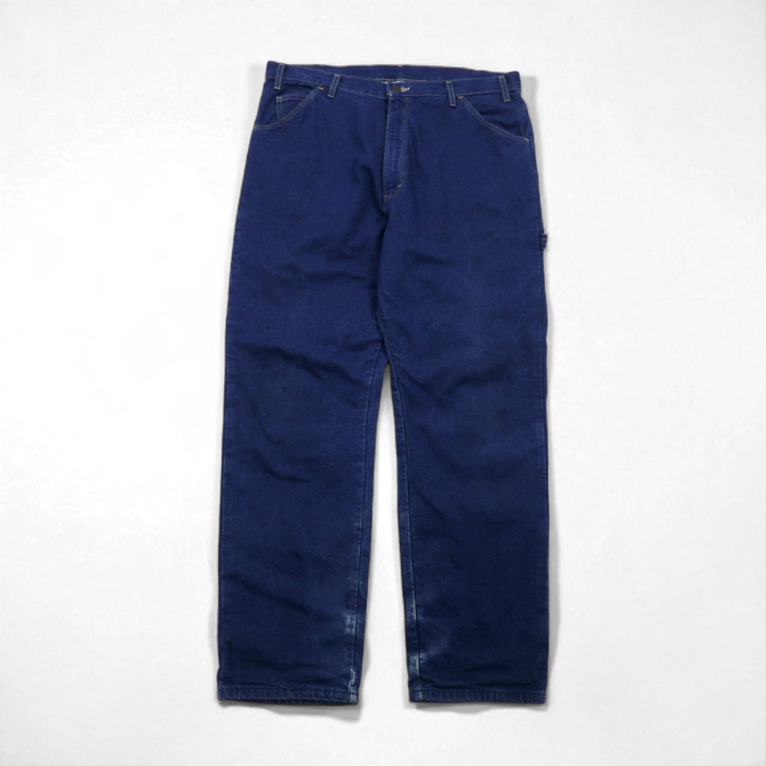 Dickies ペインター デニムパンツ XL インディゴ ブルー コットン 裏地チェック 59294 メキシコ製