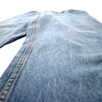 Levi's Made in Canada 90s 550 Relaxed Fit Tapered Denim Pants Size 32 Blue Cotton Zipper Fly Button Back 217 59550-4891