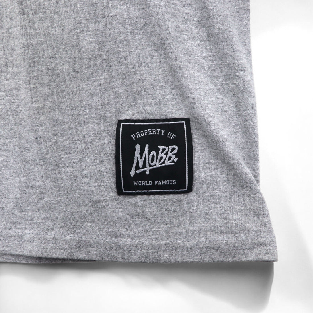 MOBB. × Champion ロングスリーブ Tシャツ ロンT XL グレー 袖プリント エルサルバドル製