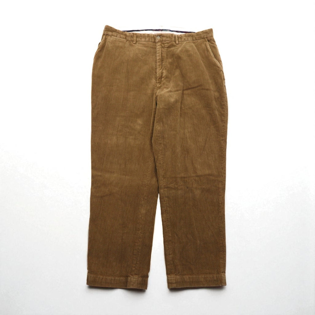 Polo Ralph Lauren 90s Wide Corduroy Pants, XL, Beige, Tapered