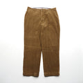 Polo Ralph Lauren 90s Wide Corduroy Pants, XL, Beige, Tapered